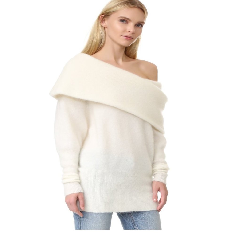 Rare EUC Acne Studios Daze XXS Sweater Pearl White